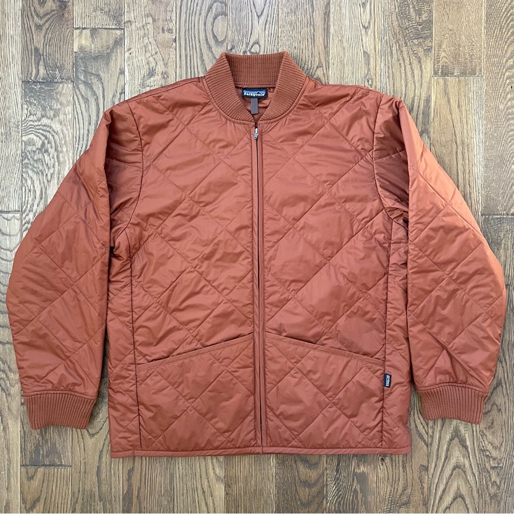 Patagonia Men's Hebrides Diamond Quilted Jacket X-Large+ Rust. Style# 27155 Rare